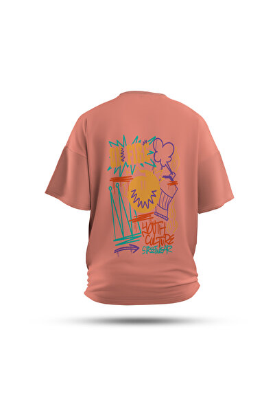 Zestia Μπλουζάκι unisex, με στάμπα στην πλάτη με θέμα  "Fire Culture ", κανον...