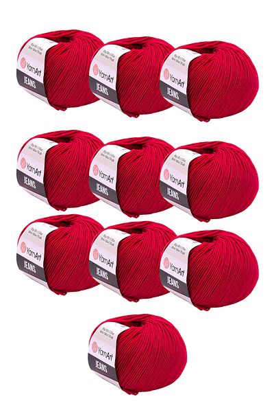 Yarnart 10 X Jeans 51 10 Pack Amigurimi Baby Rope Jeans 10 Pieces