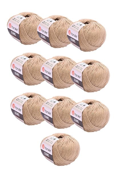 Yarnart 10 X Jeans 48 10'lu Paket Amigurimi Bebek İpi Jeans 10 Τεμάχια