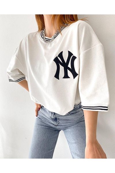 İLKCET MODA Μπλουζάκι Yk Unisex Oversize