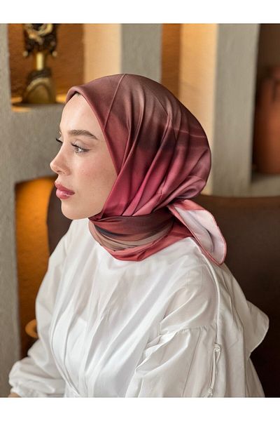 Modakaşmir Degrade Pattern Tanca Silky Scarf