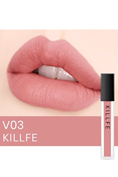 KILLFE أحمر شفاه مخملي لامع