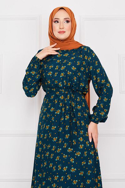 EBRUTESETTÜR Crispy Pattern Skirt Frilly Viscose Dress