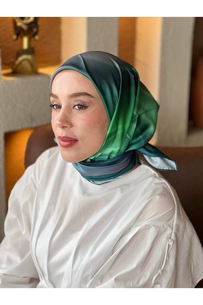 Modakaşmir Degrade Pattern Tanca Silky Scarf