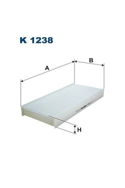 Filtron Cabin Filter Carbon (Citroen Jumpy 1.6Hdı 2.0 Hdı / Fıat Scudo 1.6 D 2.0 D Mtj) 6447.Yk