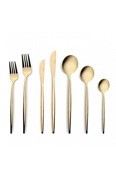Karaca Orion Gold 12-Personen 84-Teiliges Besteckset