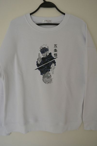 EldenStitch Hanorac oversize unisex brodat Satoru Gojo