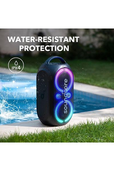 Soundcore انكر مكبر صوت ساوند كور راف بلس 120 واط بلوتوث 24 ساعة اسود