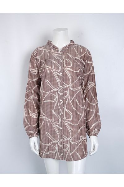 MUSTÜN Judge Collar Woven Shirt