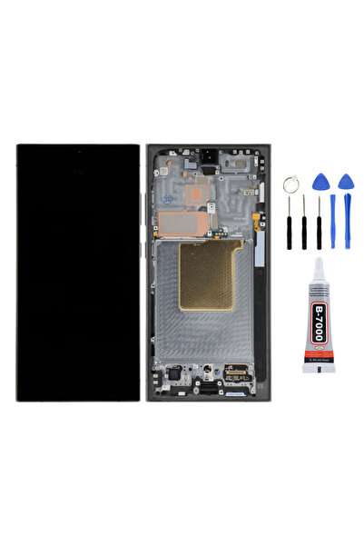 Yedcom Samsung S24 ULTRA Çıtalı Uyumlu Ekran Dokunmatik Lcd Ekran Ön Panel Ya...