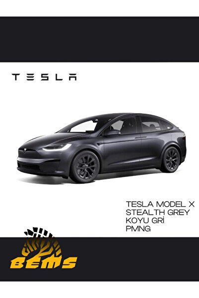 AKZONOBEL Tesla Model X Stealth Uyumlu Grey (Koyu Gri) PMNG - Profesyonel Röt...