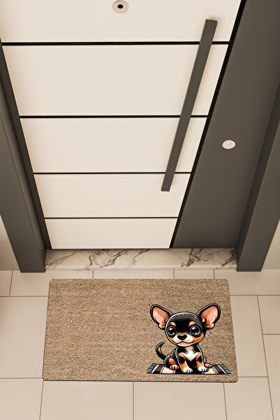 Dormot Home Υψηλής ποιότητας ψηφιακή εκτύπωση σε καφέ χρώμα, χαλάκι πόρτας με...