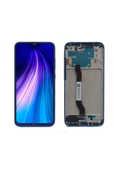 Yedcom Redmi Note 8 Çıtalı Mavi Lcd Ekran Dokunmatik Lcd Ekran Dokunmatik A++...