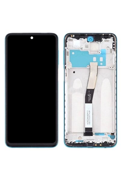 Yedcom Redmi Note 9S Çıtalı Mavi Servis Ekran Lcd Dokunmatik Ön Panel Komple