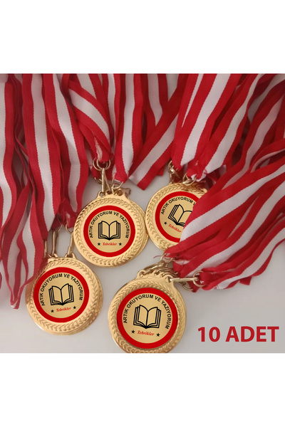 ARTIN REKLAM Okuma ve Yazma Madalyası-10 adet