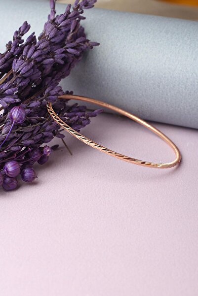 BY BARUN SİLVER Ajda Burma Bilezik Kibrit Çöpü Halka 925 Ayar Gümüş