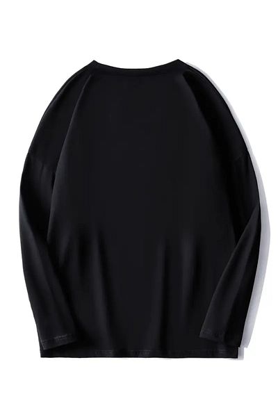Minikelya Casual Long Sleeve Sweater for Men, Bull Head Print - Comfortable & Stylish,