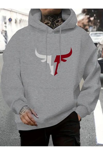 Minikelya Men S Amazing Long Sleeve Christmas Printed Hoodie with Kangaroo Pocket - Perfect for Fall/Winter