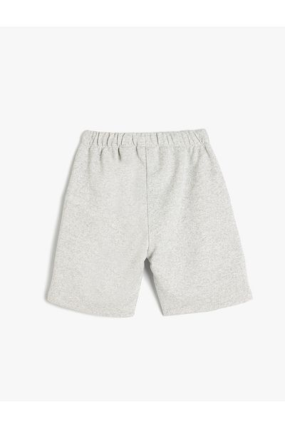 Koton New Season Tie Waist Shark Printed Shorts