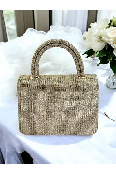 Wedding Fashion Aur Auriu Dore Culoare Argintiu Curea Lanț Femei Geantă Rochie De Seară Absolvire Nunta Logodna
