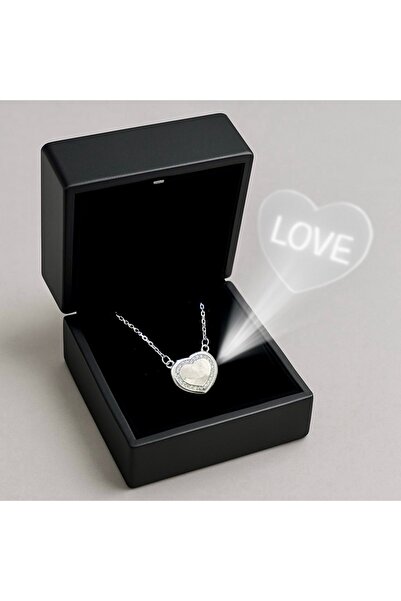 LOTUS JW IŞIKLI KUTULU AŞK'I FISILDAYAN KOLYE - 925 AYAR GÜMÜŞ KOLYE