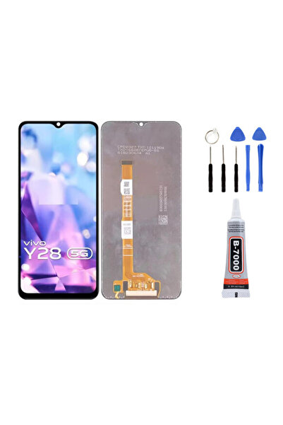 Yedcom Vivo Y28 Ekran Dokunmatik Lcd Ekran Ön Panel Yapıştırıcı Ve Kit
