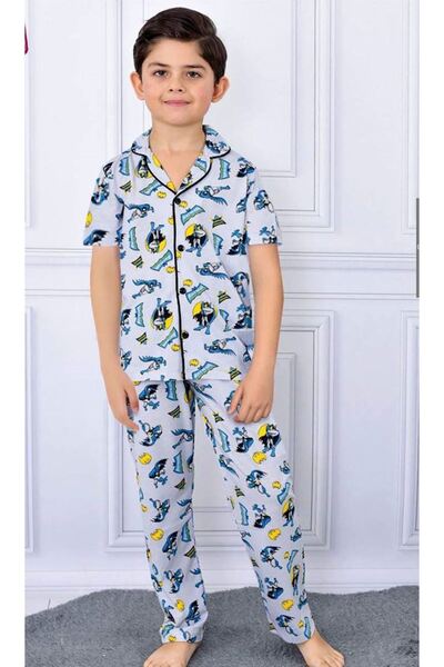 Yağmur Giyim PJKÖ Batman Sa deznom Siva kratka rukava Na dugmad sprijeda Deči...