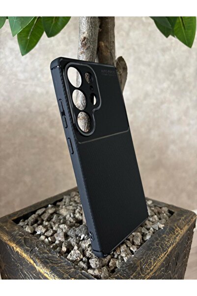 Hatreds Samsung Galaxy S25 Ultra Kılıf Karbon Tasarımlı A++ Kalite Korumalı K...