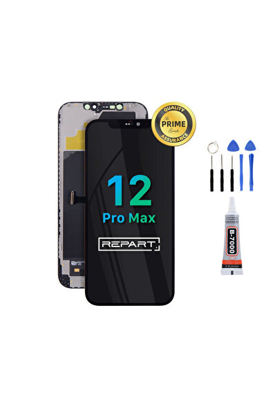 TamirCep Iphone 12 Pro Max Oled Uyumlu Ekran Lcd Dokunmatik Tamir Seti Hediyeli