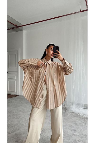 mydukkan.co Waist Line Detail Shirt Suit