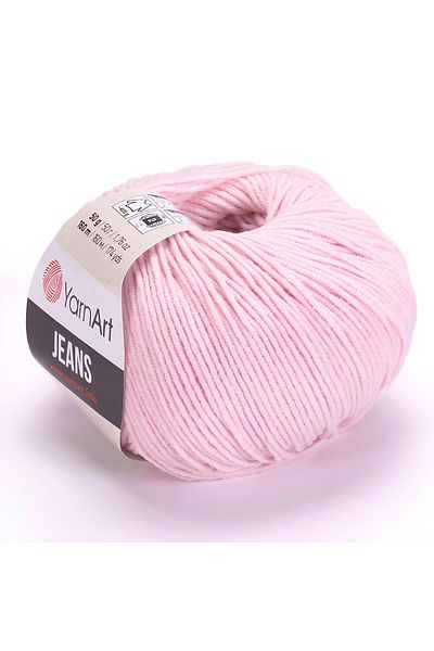 Yarnart Yarn Art Jeans 18 - Ανοιχτό ροζ Amigurumi πλεκτή ζακέτα και μπουνιά