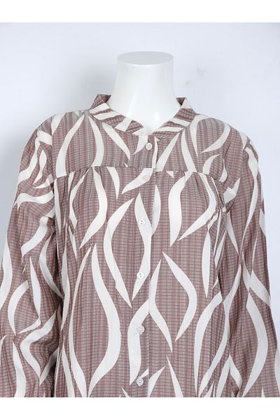 MUSTÜN Judge Collar Woven Shirt