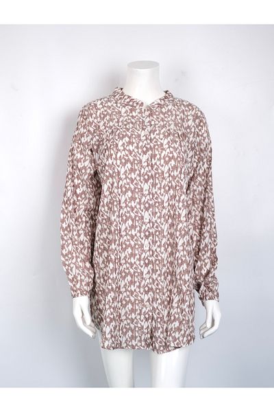 MUSTÜN Judge Collar Woven Shirt