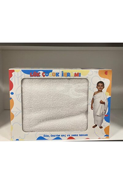 ZENGİN %100 Organik Yumuşak Beyaz Özel Üretim Lüx Hac ve Umre Çocuk İhramı