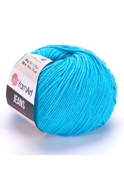 Yarnart Yarn Art Jeans 33 Baby Blue Amigurumi Πλεκτό νήμα Ζακέτα Πλεκτό νήμα Baby Floss Punch Floss