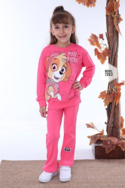 yagmurgiyim طماق PJK2I للفتيات باللون الفوشيا منقوشة بالزيت - خيطين 100% قطن،...