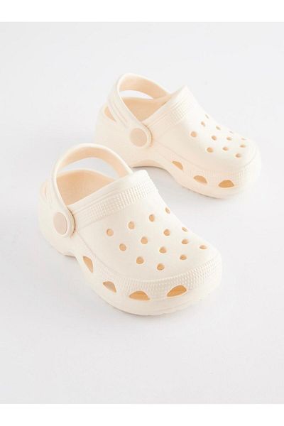 Next Cream Slippers-Sandals