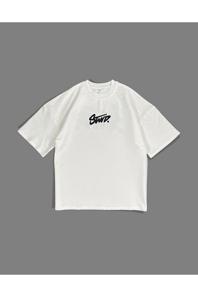 BPM T-Shirt Oversize – Λευκό
