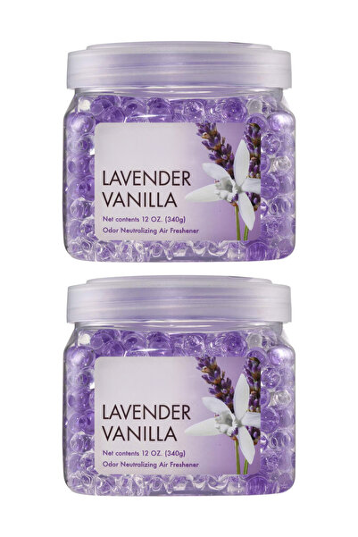 Smell’S Begone قطعتان من معطر الجو مع حبيبات جل لامتصاص الروائح الكريهة للتحكم في الروائح من الحمامات والمركبات ومناطق الحيوانات الأليفة