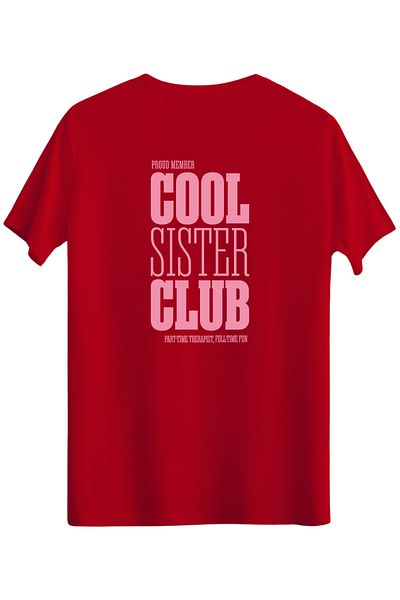 BetterThanCo Cool Sister Club - Regular T-Shirt