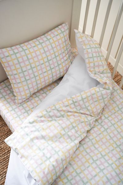 Petille Collection Baby Poplin Fitted Sheet