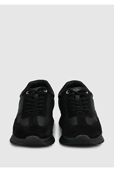 U.S. Polo Assn. Černá pánská sportovní obuv SHEVEN 4PR