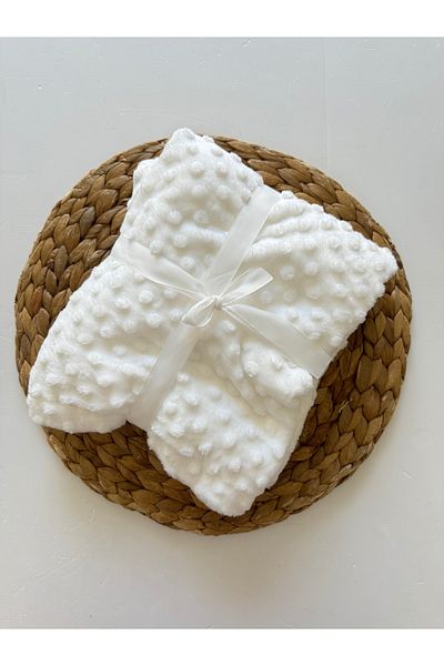 PİLEKİ BABY 90*100 cm Baby Chickpea Blanket 100% Natural Fabric