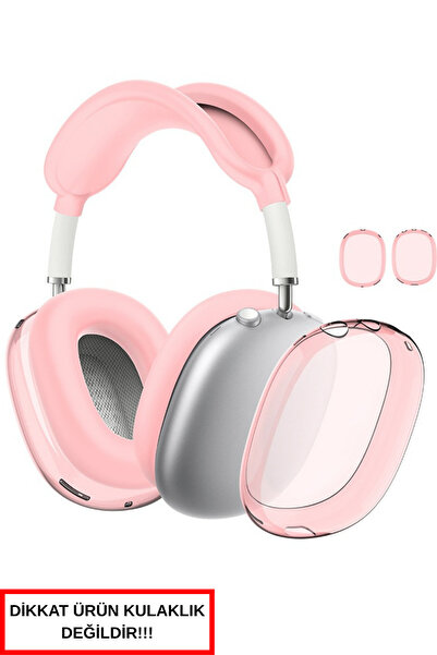 İncisoft Apple AirPods Max Uyumlu Şeffaf Silikon Kılıf Darbe ve Çizilmelere K...