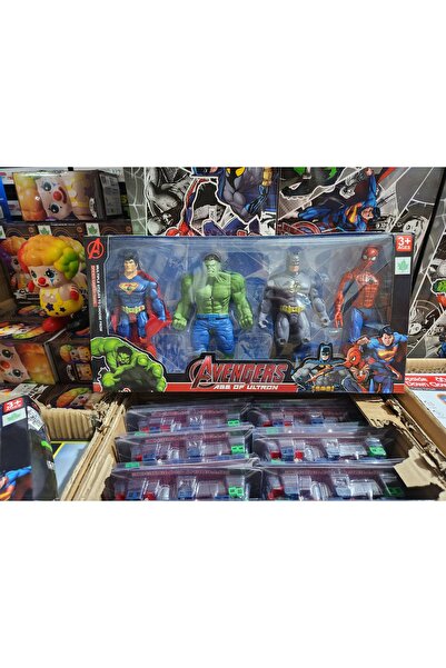 Ailenizin Oyuncakçısı 4'LU IŞIKLI AVENGERSS FİGÜR SETI