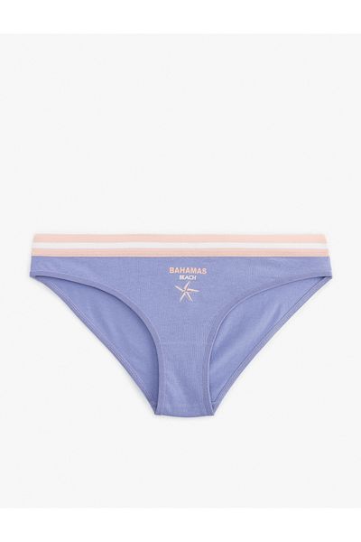 Koton New Season Elastic Waist Cotton Printed Panties