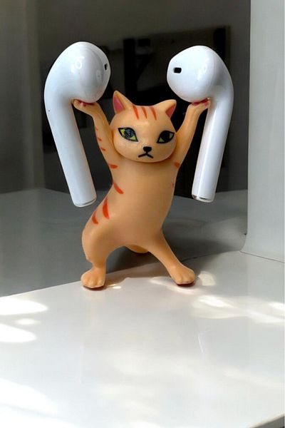 fafaatölye Cat Pen and Headphone Holder Stand