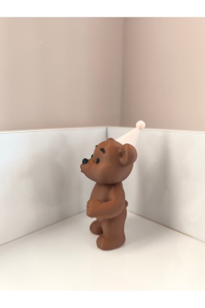 Alwin3d Mum Üfleyen Sevimli Ayıcık Figür 10cm