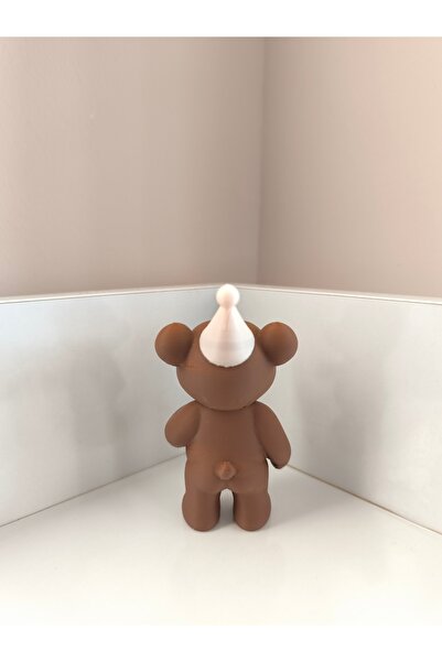 Alwin3d Mum Üfleyen Sevimli Ayıcık Figür 10cm