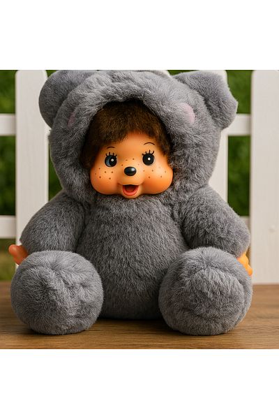 KENT Polly Toys Baby Meat Faced Baby Bear with Bottle 25 cm